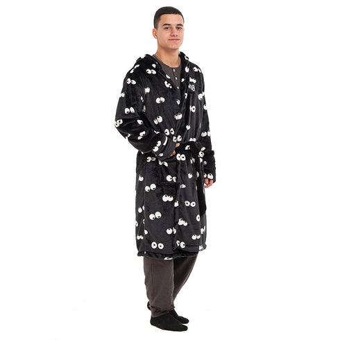 Snuggs Blanket Robe Black Eyes